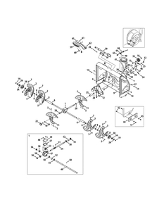 Auger And Housing Diagram and Parts List for 3X30-INCHHD31AH57SW (31AH57SW710)(2015) Cub Cadet Snow Blower